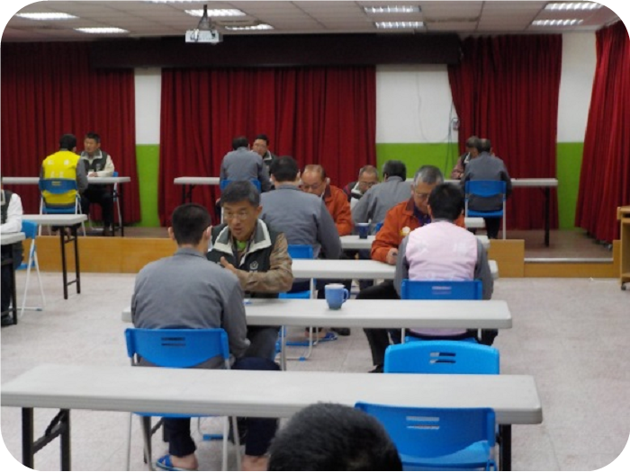 Inmates' guidance program before their discharge by Taoyuan Honorary Probation Officers Association on January 16,2018.
