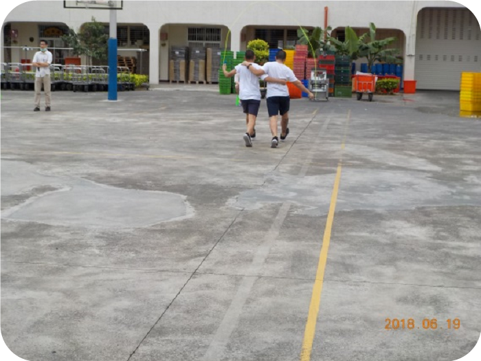 Inmates' recreational activity on June 14,2018.