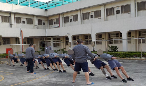Inmates' recreational activity
