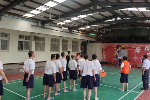 Inmates' recreational activity on July 15.