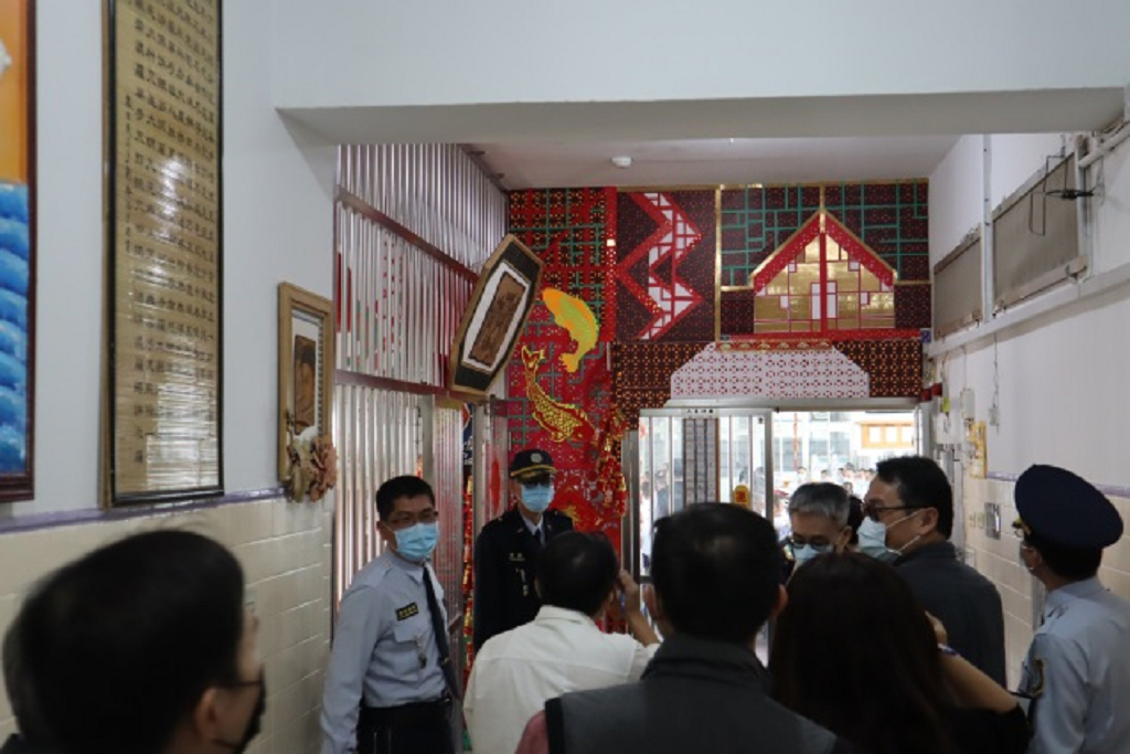 Photograpth 4 of wards and workshops clean and decoration competition  for inmates in February,2021