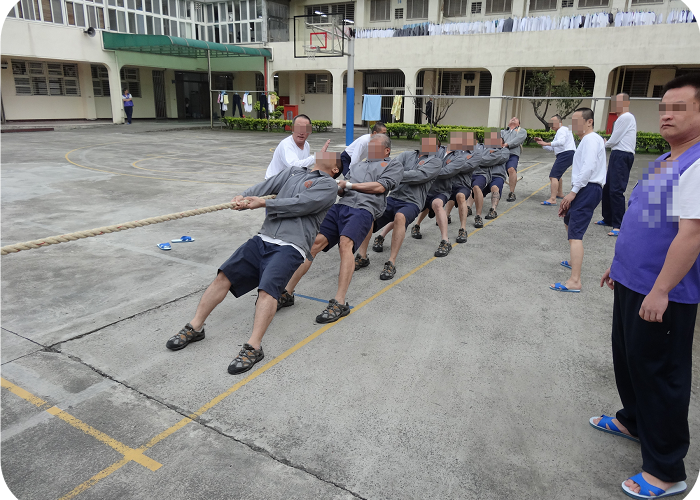 Inmates' recreational activity in November.