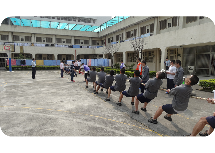 Inmates' recreational activity in March,2015.