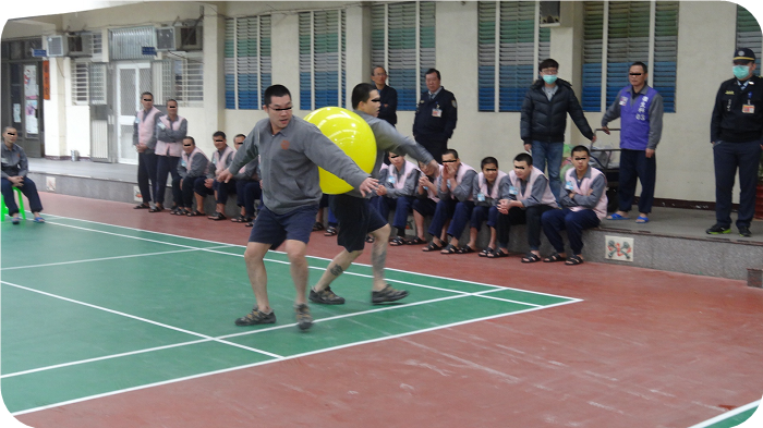 Inmates' recreational activity from Febrary 23 to Febrary 25.