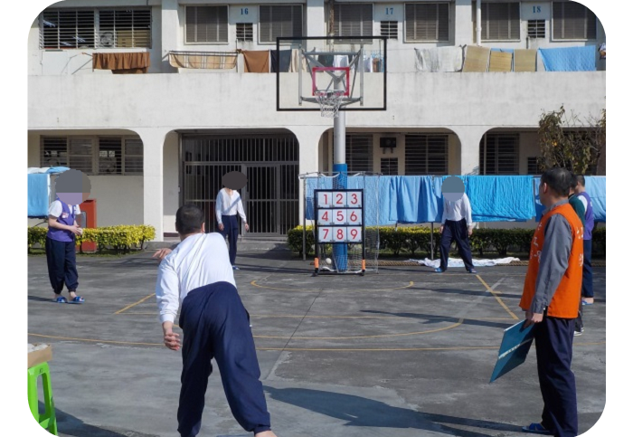 Inmates' recreational activity from Febrary 13 to 12,2017.
